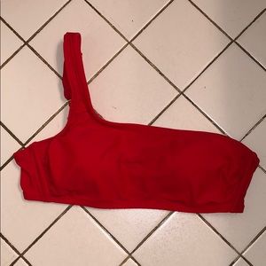 Target red bikini top